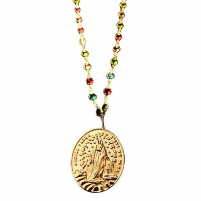 Bijoux - Collier double/long Maria - Chaine Firenze - FASCINATO