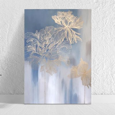 Office design and planning - « Thinness » Series of handmade textured abstract paintings - MATISS ART STUDIO