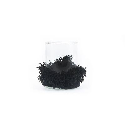 Candlesticks and candle holders - The Oh My Gee Candle Holder - Black Velvet - M - BAZAR BIZAR LIVING
