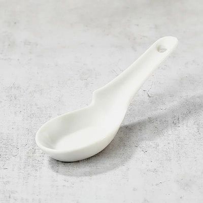 Couverts de service - Cuillère à ramen et udon en Porcelaine "Renge" - NISHIKIDÔRI