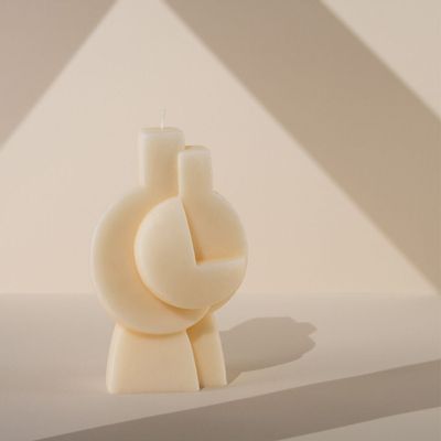 Bougies - ENLACE.- Bougie, d’après l’oeuvre de Sophie Bocher - ATELIER CIRE