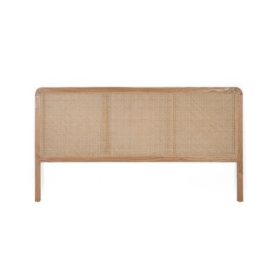 Beds - 150 cm rattan headboard with a touch of nature - GINER Y COLOMER
