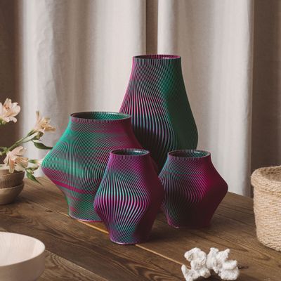 Vases - Vase Bloz 14 Blend - Watermelon - SHEYN