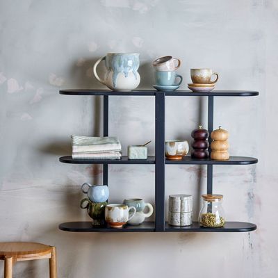Shelves - Vicente Shelf, Black, MDF - BLOOMINGVILLE MULTIBRAND HOUSE