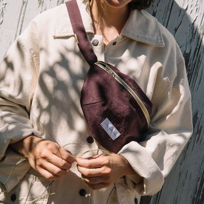 Sacs et cabas - Sac banane en toile de coton bio - LES PENSIONNAIRES