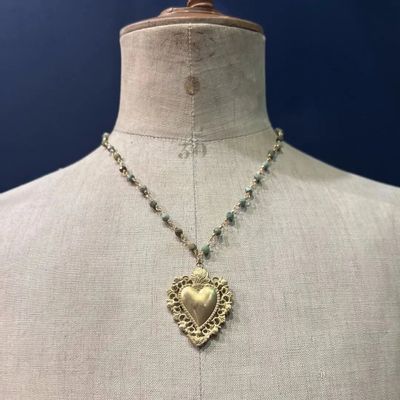 Bijoux - Collier Roméo - Pierres vertes - FASCINATO