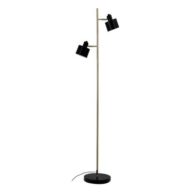 Floor lamps - Ocean Black/ brass floor lamp - DYBERG LARSEN