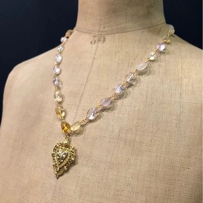 Bijoux - Collier Verona - Pierres Fluorite - FASCINATO