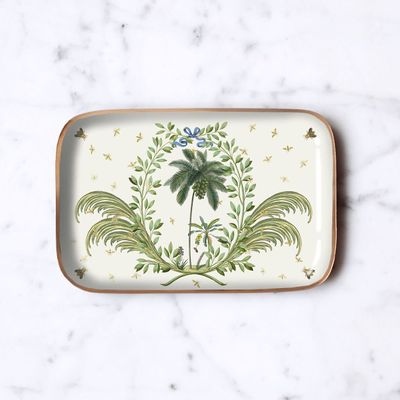 Trays - Josephine enamelled tray or pouch - PARADISIO IMAGINARIUM