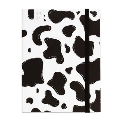 Stationery - Pepa Lani Notebook A5 cow - BACKTOBASIX X KITSCH KITCHEN