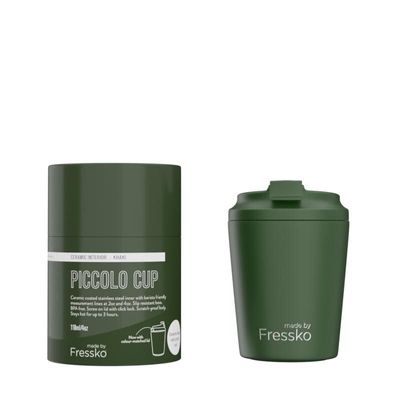 Mugs - Piccolo 4oz Khaki, Ceramic Cup - MADE BY FRESSKO