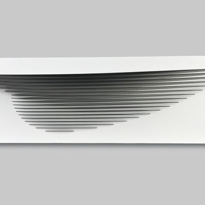 Sculptures, statuettes et miniatures - Sculpture murale PD01 Charcoal-White - ANTOINE F.