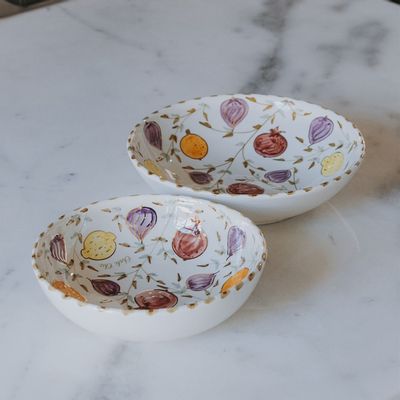 Platter and bowls - 2 MINI BOLS - CHABI CHIC