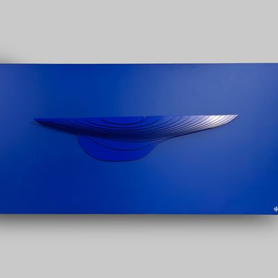 Sculptures, statuettes et miniatures - Sculpture murale DE 02 Ultrablue-Ultrablue - ANTOINE F.