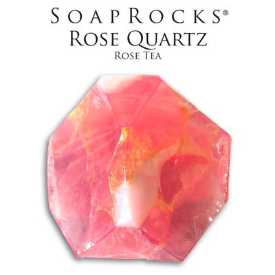 Soaps - Soaprocks Rose Quartz Soap 170g - SOAPROCKS
