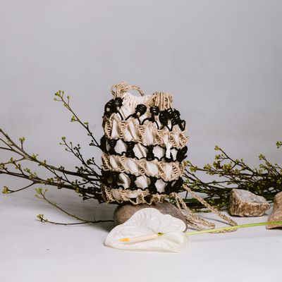 Apparel - Two Tone Hemp Rope Mini Bag - PALIT