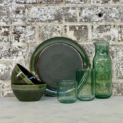 Everyday plates - Minerale Jade Dinnerware - RECLAYM HOME
