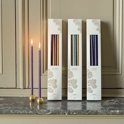 Objets de décoration - Coffret bougies fines et bougeoir 1930 - MAISON PECHAVY