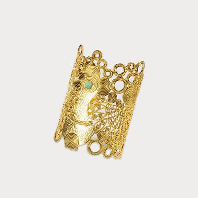 Bracelets - POPORO EMERALD BRACELET - PATRICIA ACOSTA JEWELRY (TIKUNA JEWELRY)