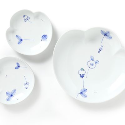 Everyday plates - [Park jae-guk Gallery] White butterfly dish - PARK JAE GUK GALLERY