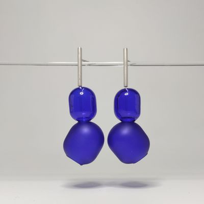 Bijoux - Boucles d'oreilles en verre soufflé - AGAPURNI
