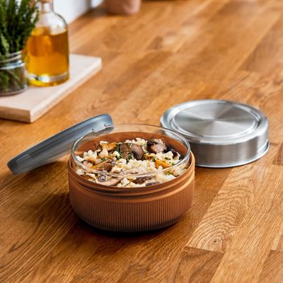 Boîtes de conservation - Lunch Box- Boite à Lunch en verre  borosilicaté 750ml - BLACK+BLUM EUROPE