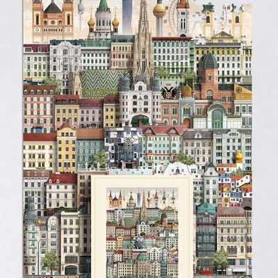 Jeux enfants - Puzzle de Vienne (1000 pièces) - MARTIN SCHWARTZ