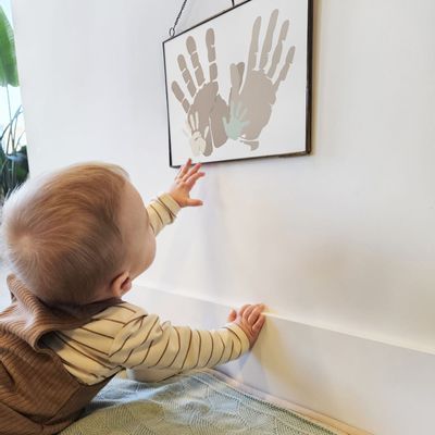 Paintings - Family handprint Kit, 4 colours - HAPPY HORSE & BAMBAM