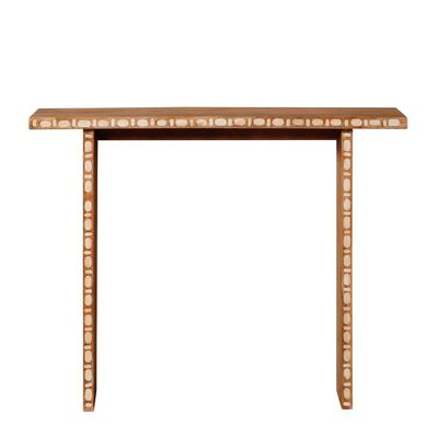Console table - Narrow console with horn inlays Argana - CHEHOMA
