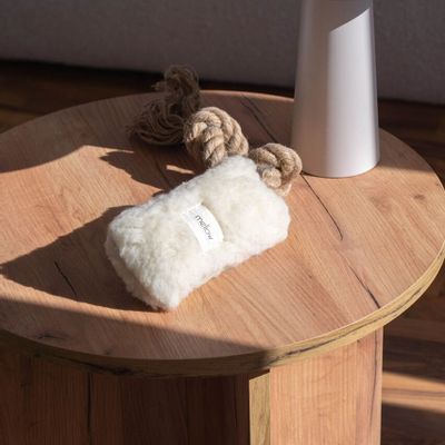 Decorative objects - Natural Woolen Dog Tug Toy - White - MELLOW CONCEPT STORE