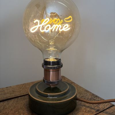 Objets de décoration - Lampe à poser en Grès - Ampoule Home - LES POTERIES DE SWANE