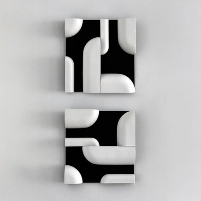 Objets de décoration - Sculpture murale BW.06.02 - SK - SOFIA KARNUKAEVA
