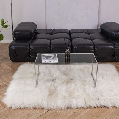 Autres tapis - Tapis en Peau de Mouton Naturelle Ivoire – Rectangulaire - MELLOW CONCEPT STORE