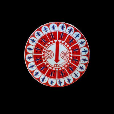 Assiettes de réception - Assiette plate Heritage Fiery Red - MOJJERE