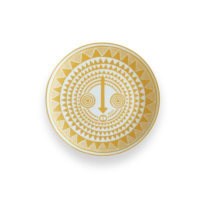 Assiettes de réception - Assiette dessert Weli Gold - MOJJERE