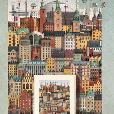 Gifts - Stockholm jigsaw puzzle (1000 pieces) - MARTIN SCHWARTZ