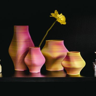Vases - Vase Bloz 16 Blend - Cotton Candy - SHEYN