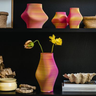 Vases - Vase Bloz 30 Blend - Cotton Candy - SHEYN