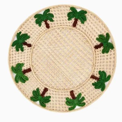 Platter and bowls - Beach Palms Placemat - CORO CORA