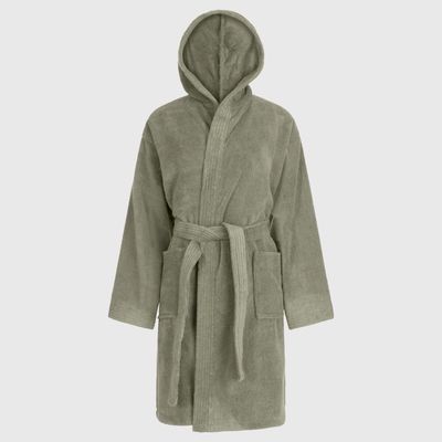 Bathrobes - Bamboo Bathrobe dark green L/XL - DILIOS