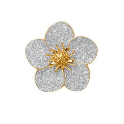 Bijoux - bijou broche CLAP SAKURA Glitter - fleur de cerisier paillettes - CLAP PARIS