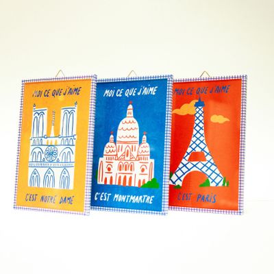 Other wall decoration - PARIS MON AMOUR collection - MOI CE QUE J'AIME