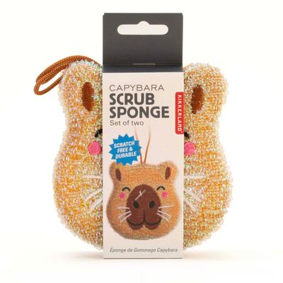 Kitchen utensils - Capybara Scrub Sponge - KIKKERLAND