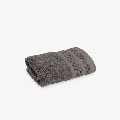 Autres linges de bain - Serviette en bambou gris 30/50cm - DILIOS