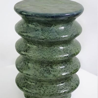 Tables de nuit - Table basse-tabouret en céramique CHORNOHORA - GALERIE SANA MOREAU