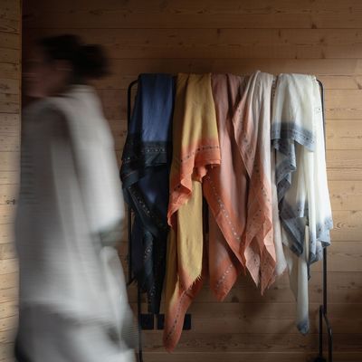 Plaids - Couvre-lit Sogno - LE MONDE SAUVAGE BEATRICE LAVAL