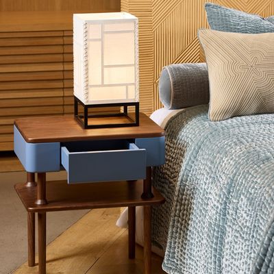Night tables - SIGNATURE lacquered solid walnut bedside table - CFOC