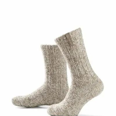 Socks - Socks - Originals, SleepWell, medium, beige wool, sleep well taupe, 42-46 - SOXS.CO