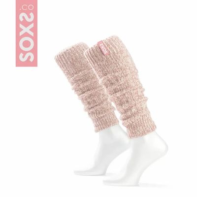 Socks - Socks - Originals, leg warmers, pink wool, cloud pink, one size - SOXS.CO