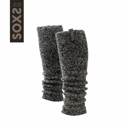 Chaussettes - Originals, chauffe-bras, laine gris foncé, encre noire, taille unique - SOXS.CO